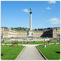 schloss, schlossplatz, stuttgart